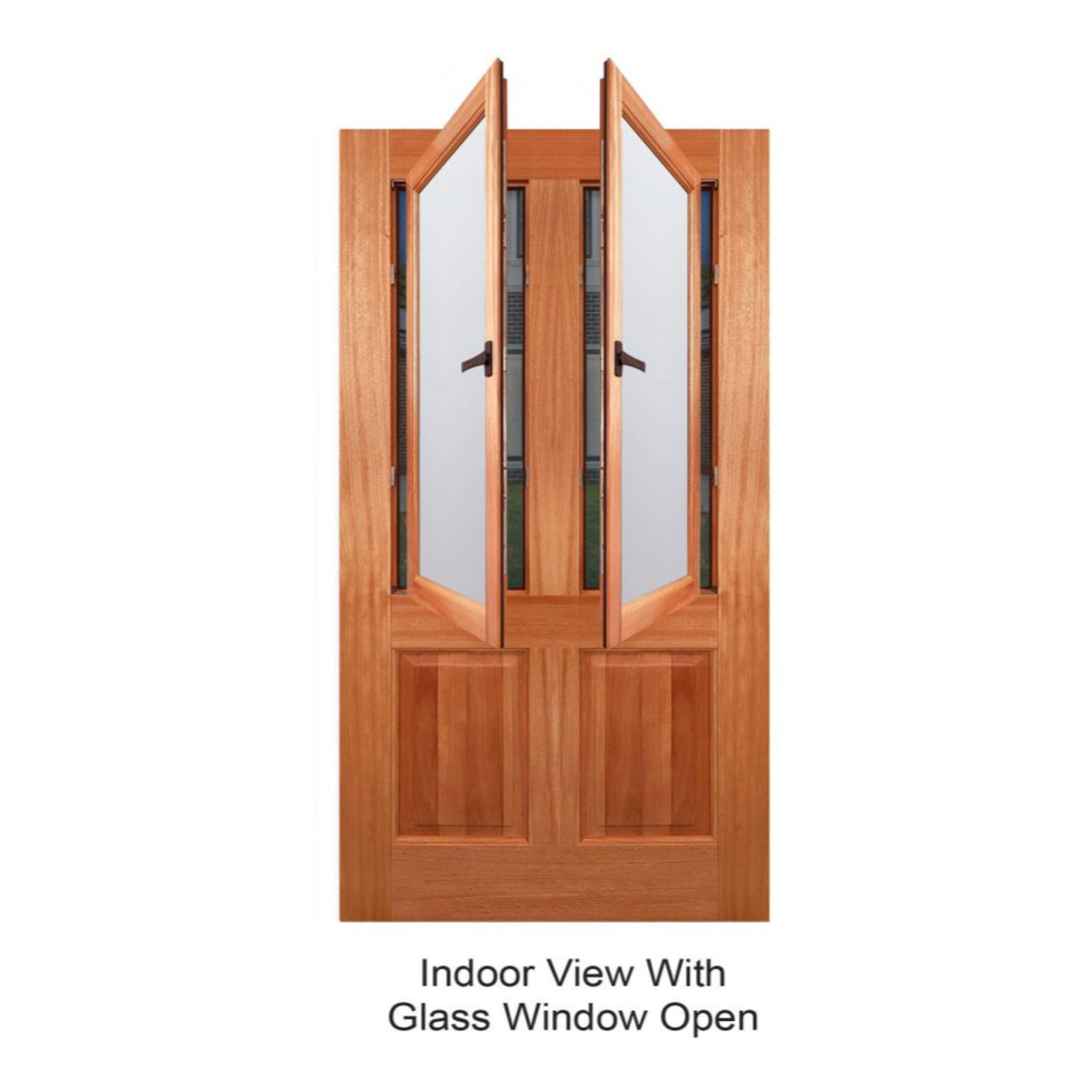 2-in-1 Traditional Style Breeze 1200 Door, Security Screen & Frame Package - Just Doors QLD