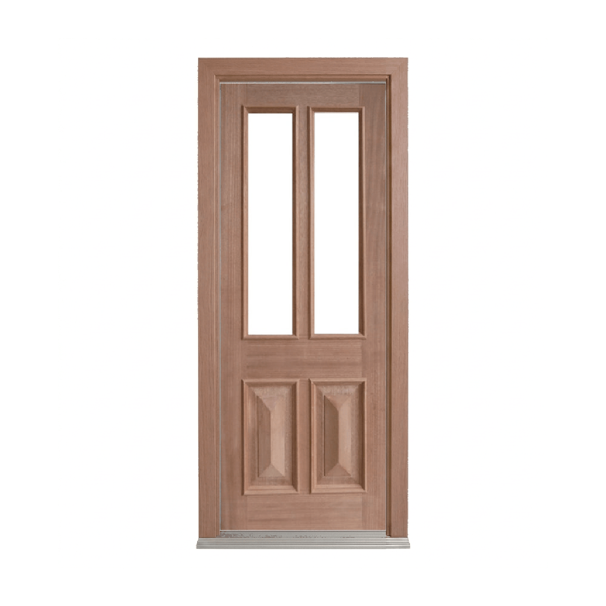 2 Lite Timber Door with Cricket Bat and Heavy Moulding – GD-TD5 2340mm – Pre-Hung