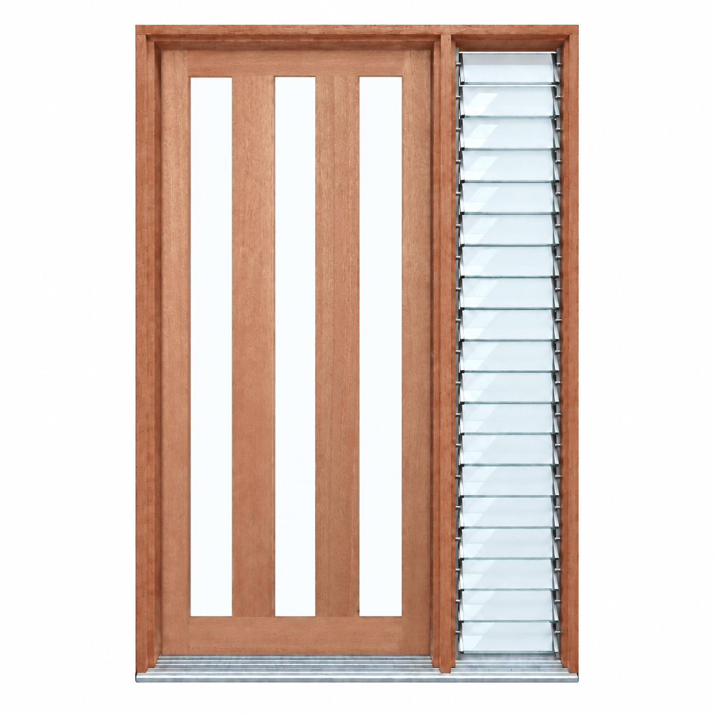 3L Vertical 1200 Pre hung doors 2040/2340 options - Just Doors QLD