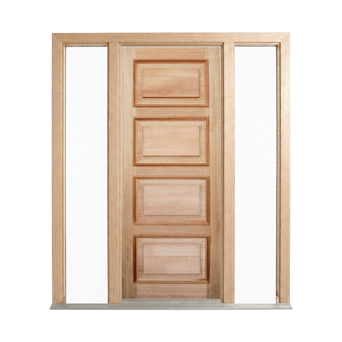 4 Panel Timber Door with Cricket Bat – SP-4PCB 2040 & 2340mm – Supplied & Installed