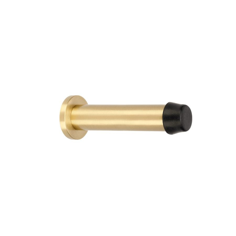 Zanda Skirting Mount Door Stop 85mm - Satin Brass