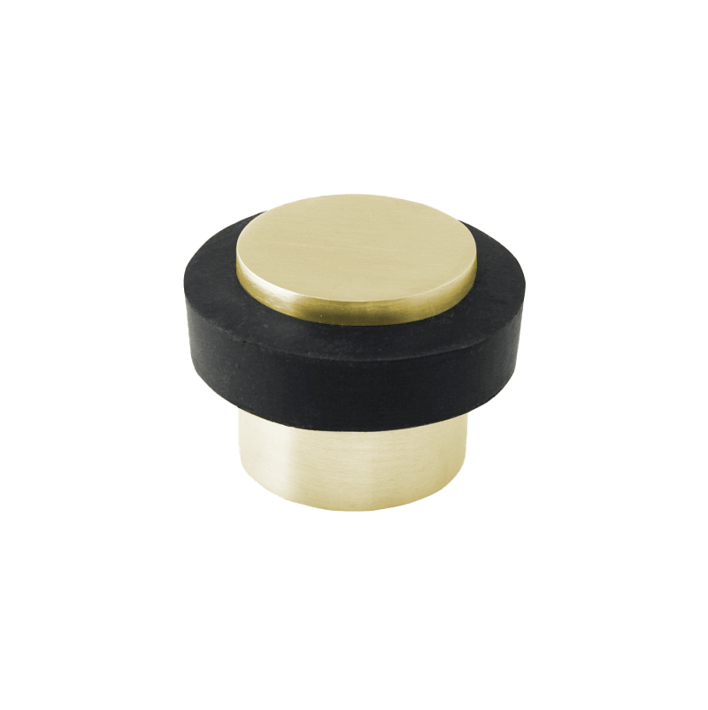 Zanda Floor Mounted Door Stop 38 x 38mm - Satin Brass