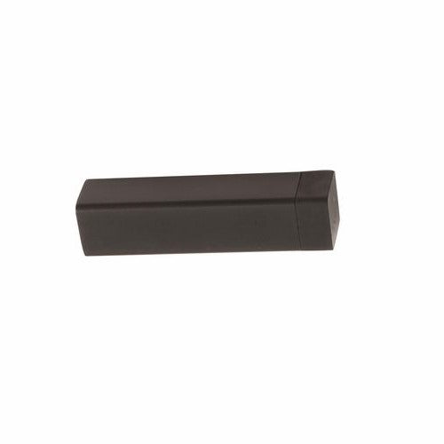 Zanda Square Skirting Door Stop 80 x 19 x 19mm - Matt Black