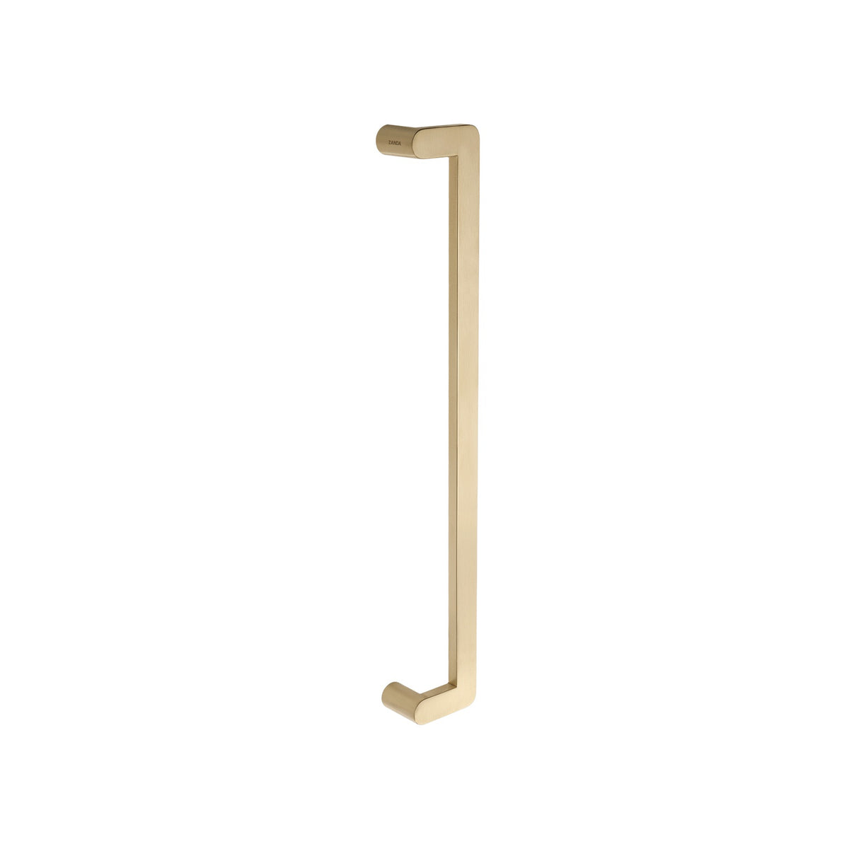 Zanda Duke Offset Pull Handle - Satin Brass design and finish reference