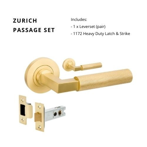 Zanda Zurich - Satin Brass
