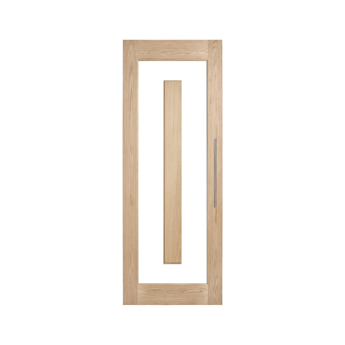 Lumina White Oak ALUM 1 Entrance Door