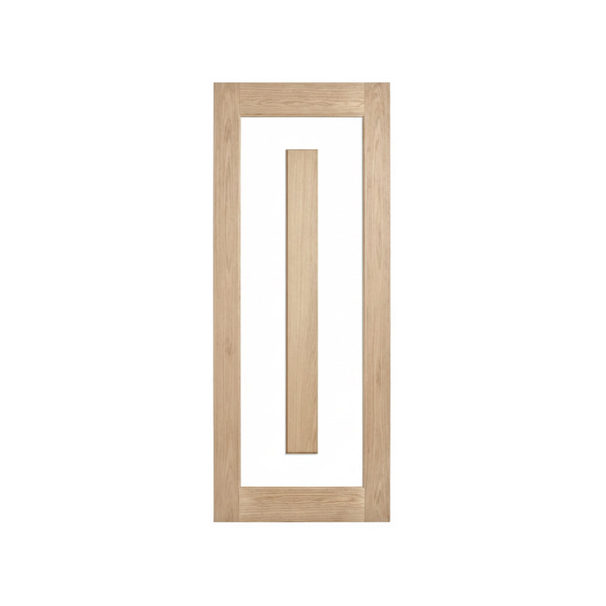 Lumina White Oak ALUM 1 Entrance Door