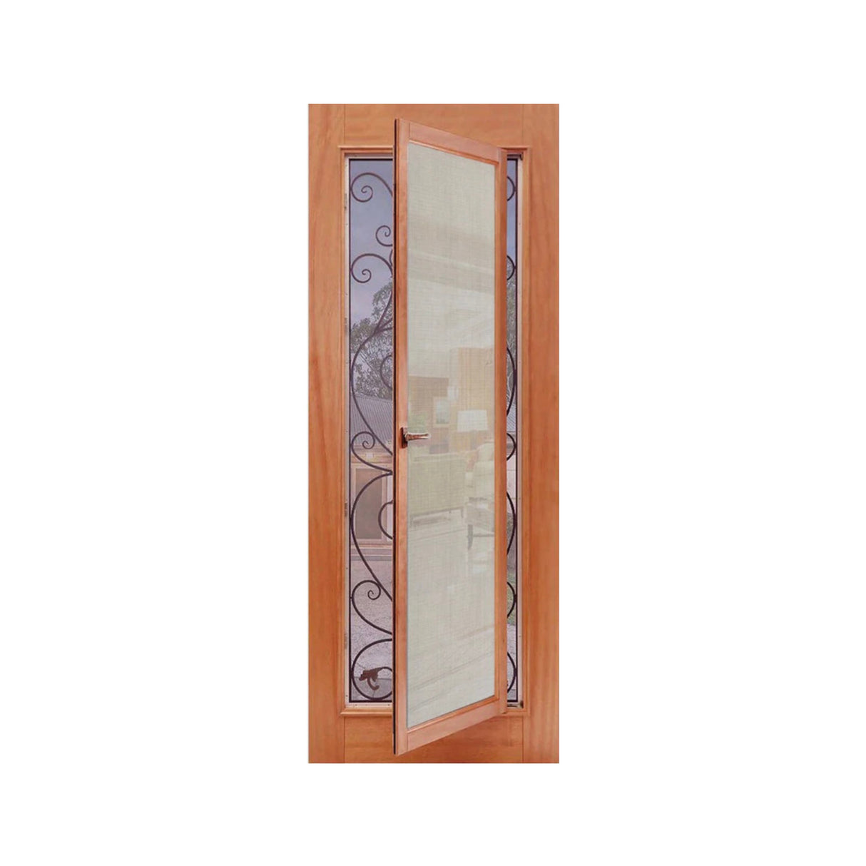 2 in 1 - 1P French Style with Security screen