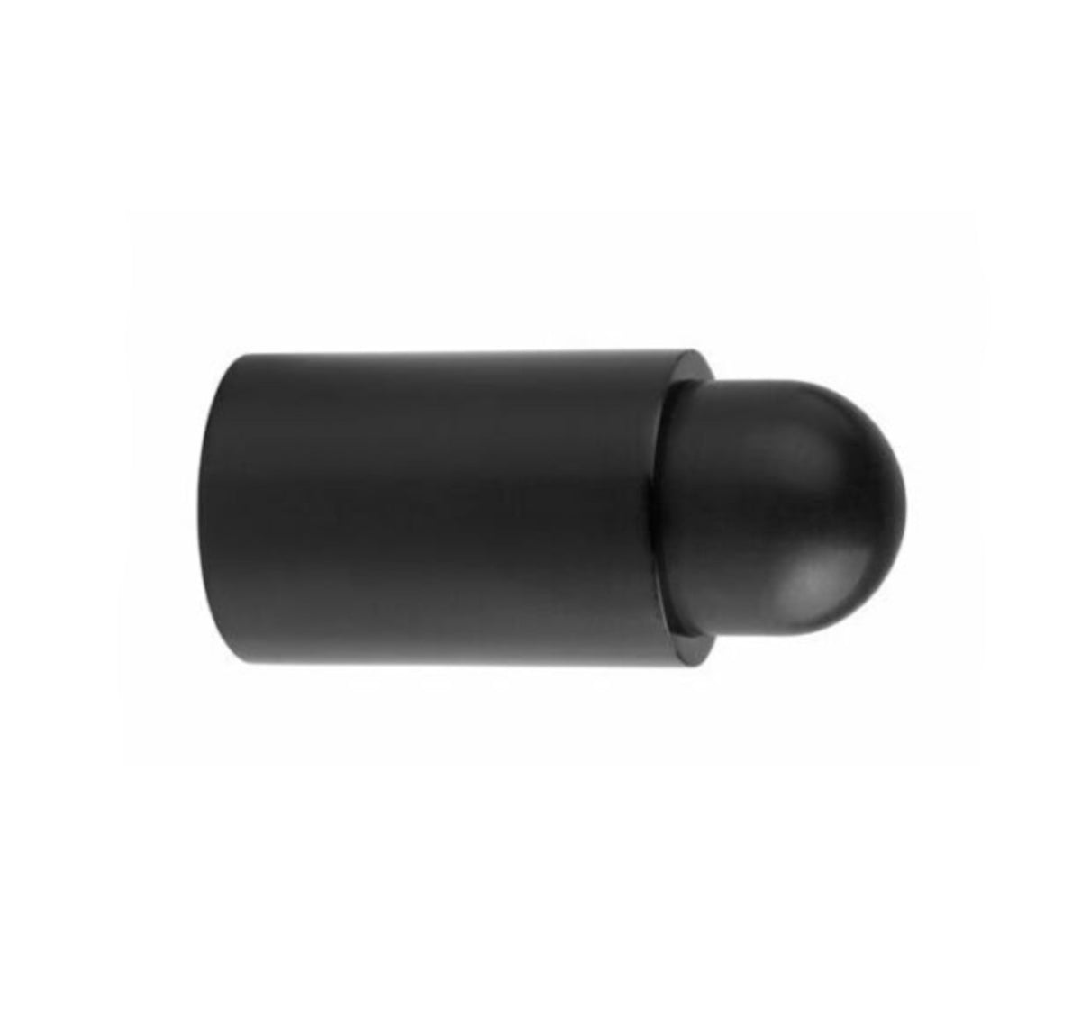 Zanda Skirting Mount Door Stop 35 x 75mm - Matt Black