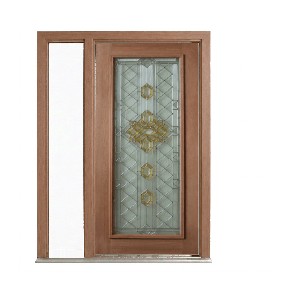 Anglican Triple Glazed Leadlight Door – TG-Anglican 2040mm – Supplied & Installed