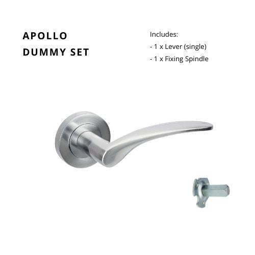 APOLLO - Satin Chrome - Just Doors QLD