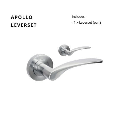 APOLLO - Satin Chrome - Just Doors QLD