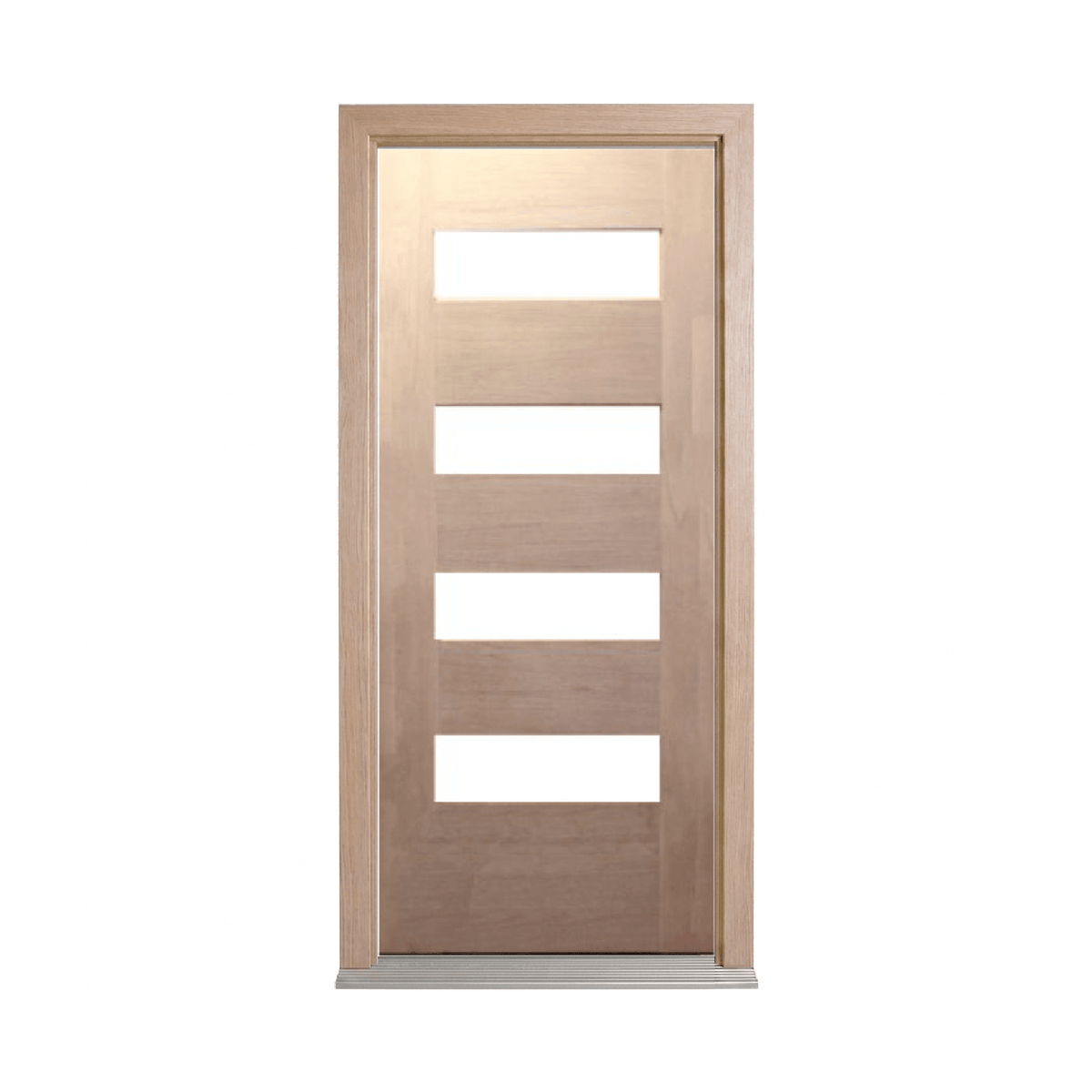 Bush Fire Range Horizontal 4 Lite Timber Door – BF-4H 2040mm – Supplied & Installed