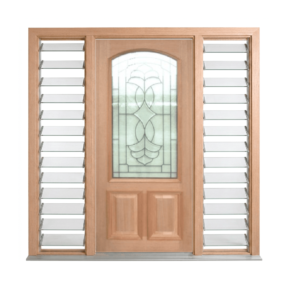 Classic Leadlight Door – GD-D2 2040mm – Pre-Hung