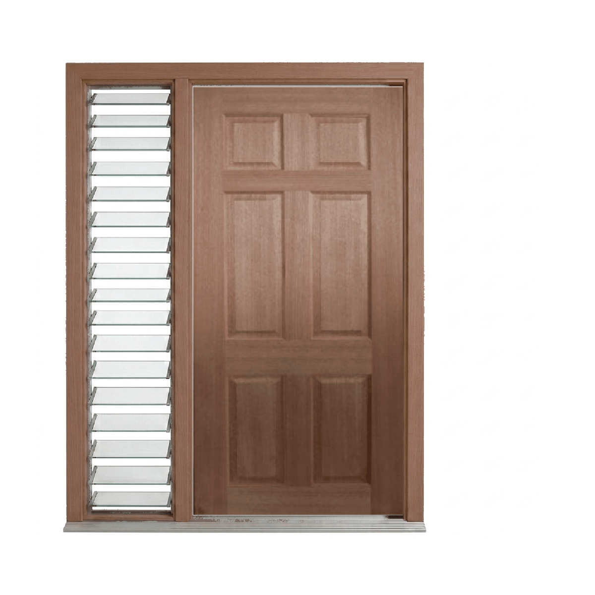 Colonial 6 Panel Timber Door – SP-6P 2040mm – Supplied & Installed