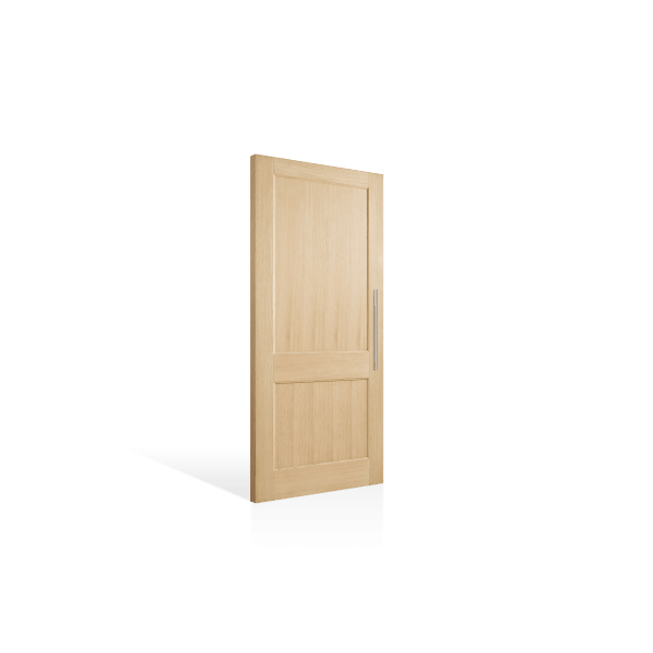 Corinthian Blonde Oak AWO 2 Timber Door - Just Doors QLD