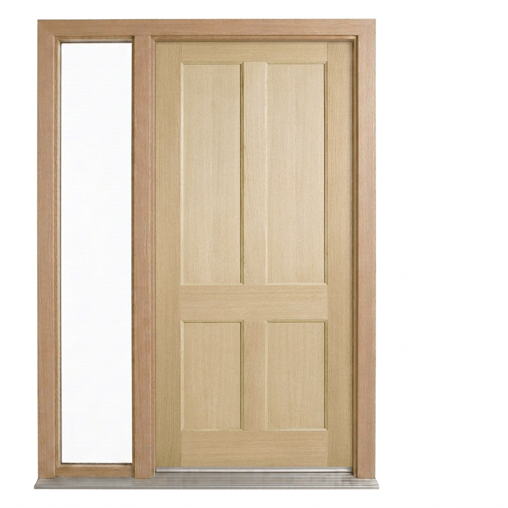 Corinthian Blonde Oak AWO 7 Door - Supplied & Installed - Just Doors QLD