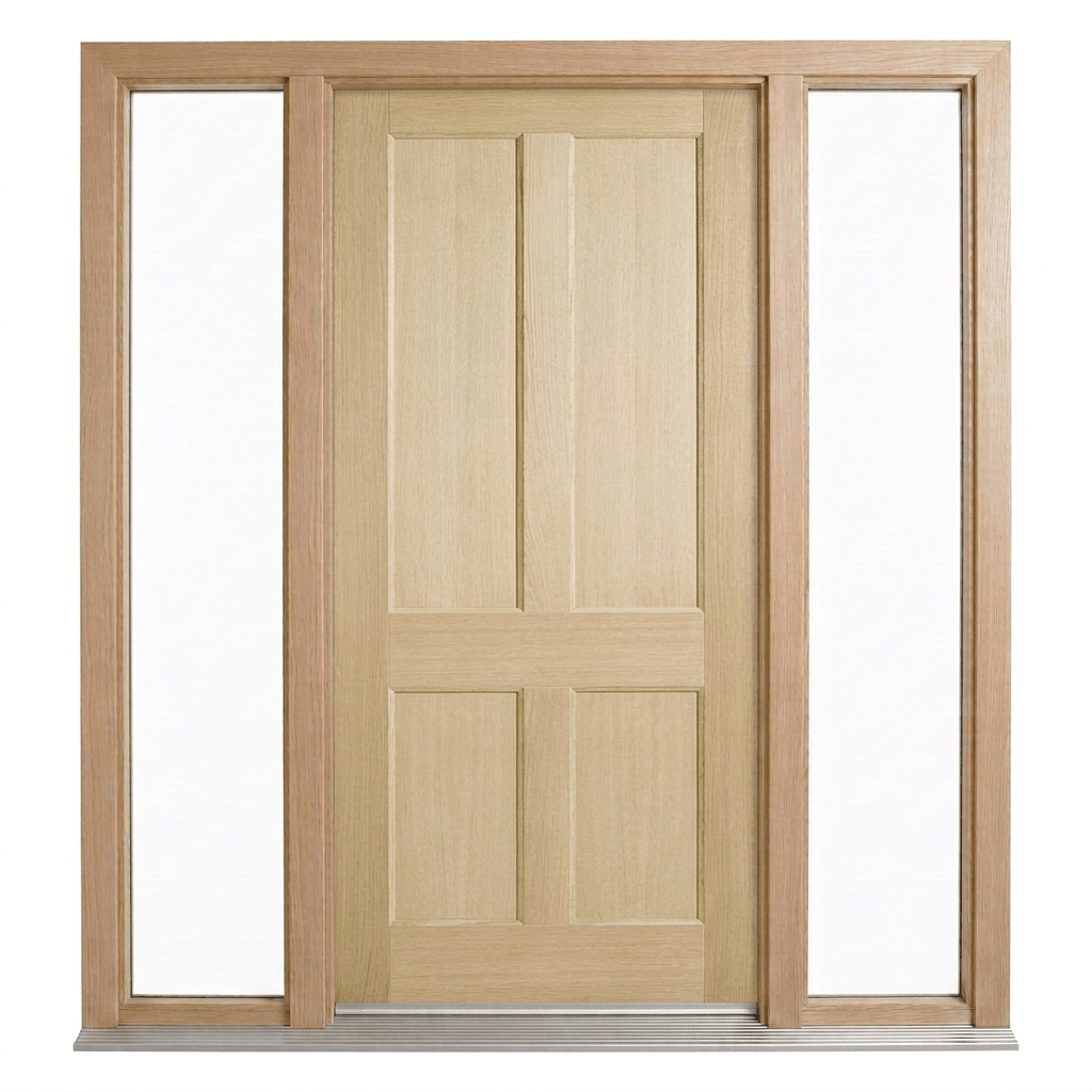 Corinthian Blonde Oak AWO 7 Door - Supplied & Installed - Just Doors QLD