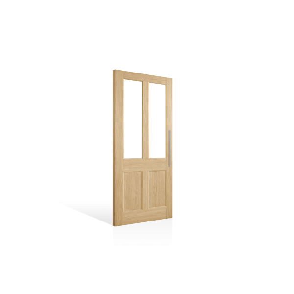Corinthian Blonde Oak AWO 7G Traditional Glazed Timber Door - Just Doors QLD