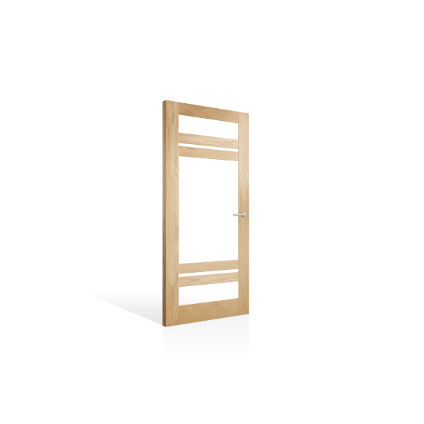 Corinthian Moda White Oak AMOD 12G Internal Door - Supplied & Installed - Just Doors QLD