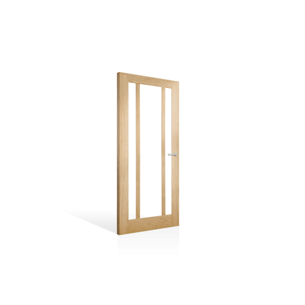 Corinthian Moda White Oak AMOD 19G Internal Door - Supplied & Installed - Just Doors QLD