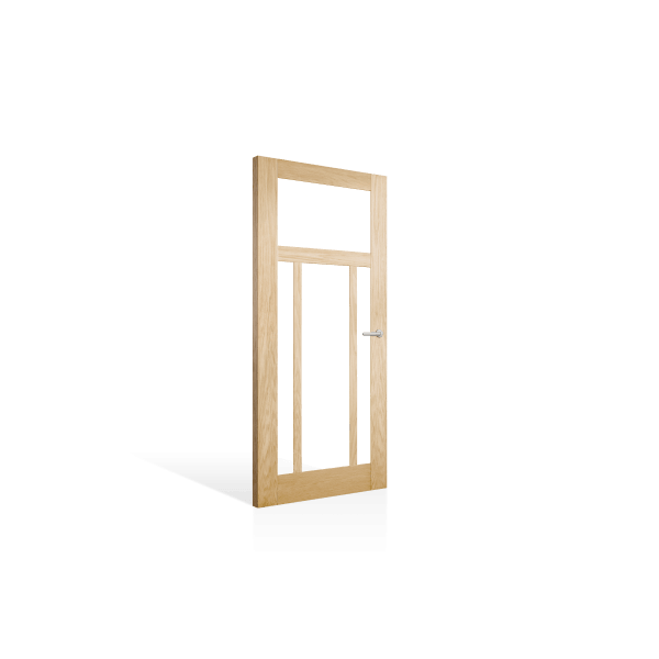 Corinthian Moda White Oak AMOD 21G Internal Door - Supplied & Installed - Just Doors QLD