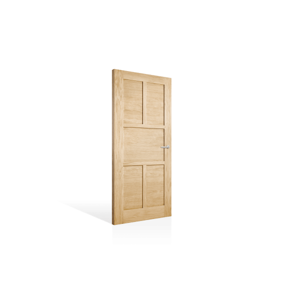 Corinthian Moda White Oak AMOD 24 Internal Door - Supplied & Installed - Just Doors QLD