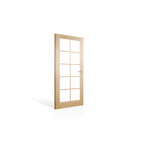 Corinthian Moda White Oak AMOD 40G Internal Door - Supplied & Installed - Just Doors QLD