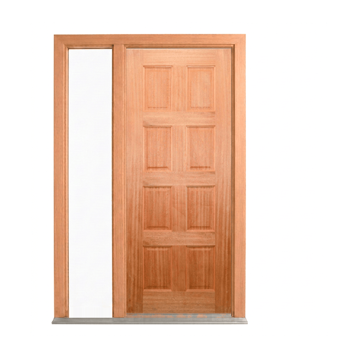 Eight-Panel Timber Door 2040mm – Supplied & Installed
