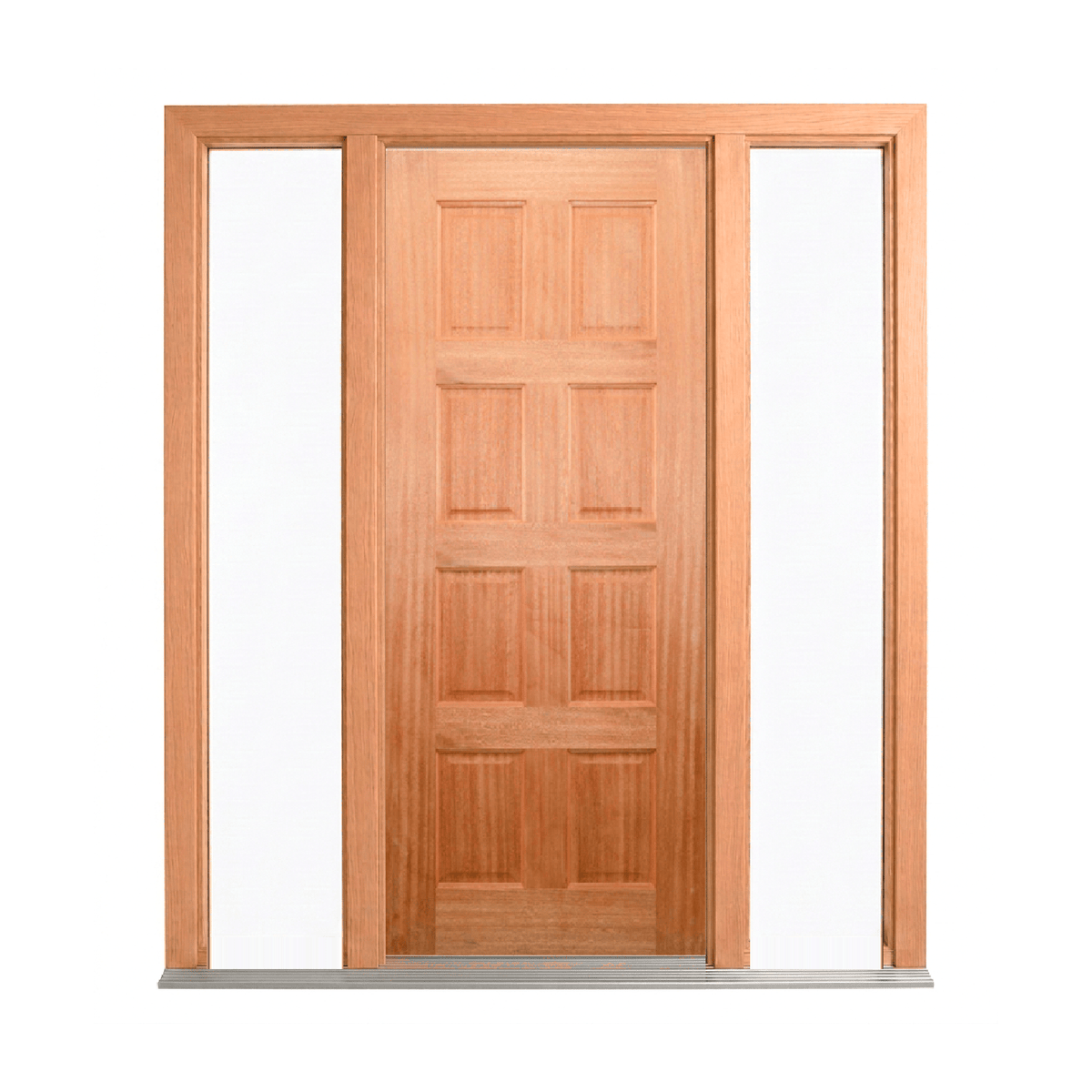 Eight-Panel Timber Door 2040mm – Supplied & Installed