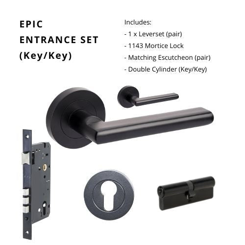 EPIC Matt Black - Just Doors QLD