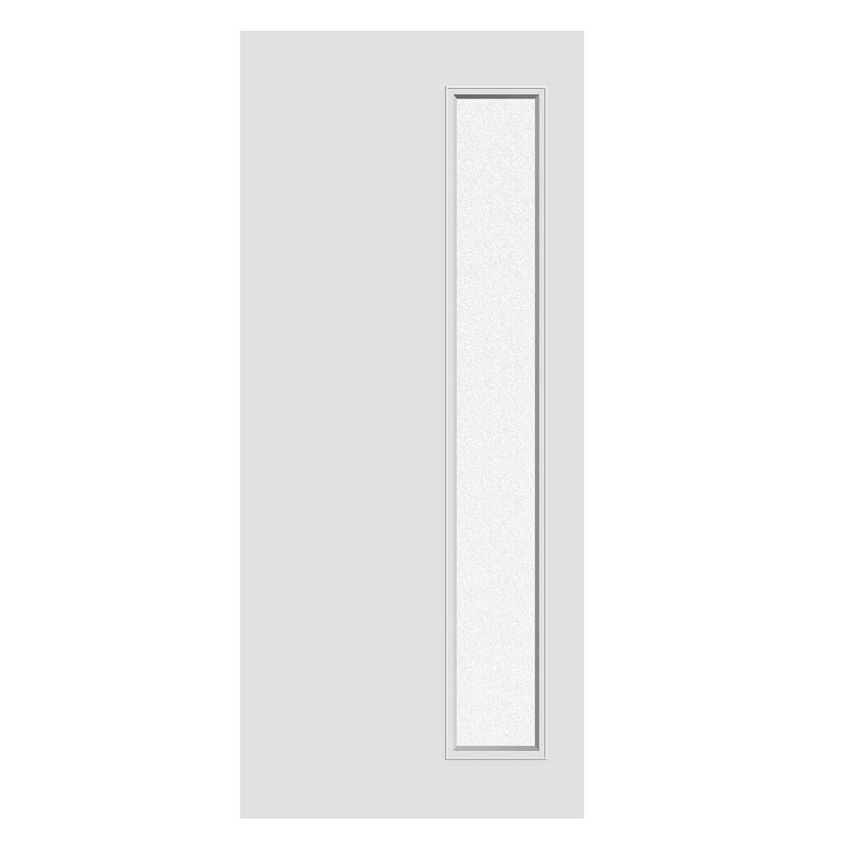 FLF10SST- Vertical 1 light (Smooth) - Just Doors QLD