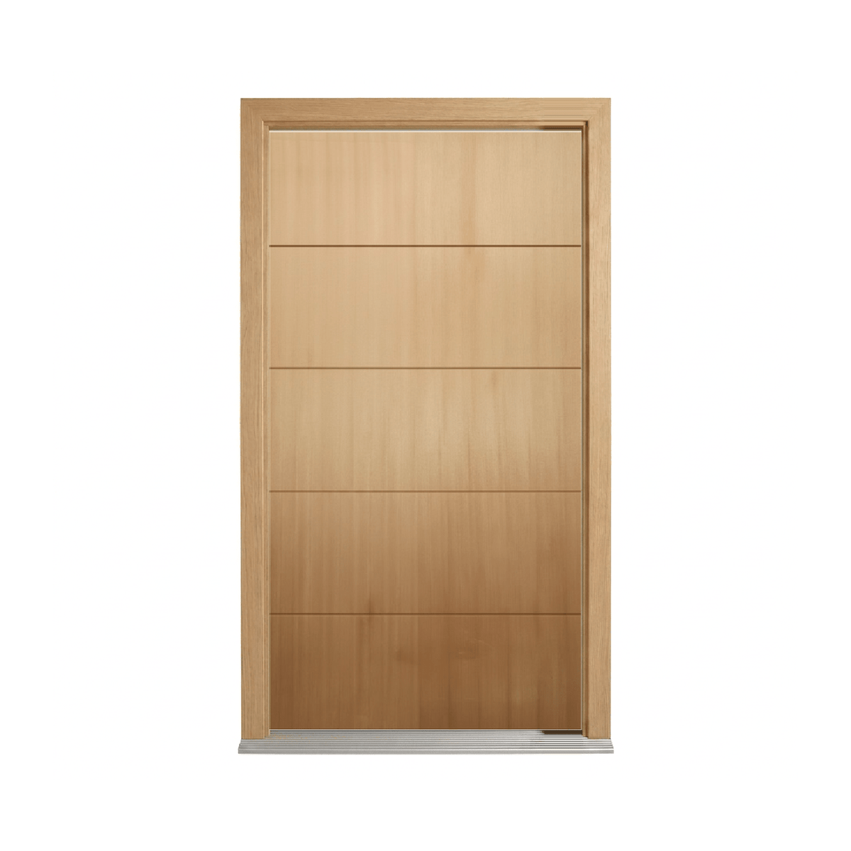 Four-Groove Timber Door 2040mm – Pre-Hung