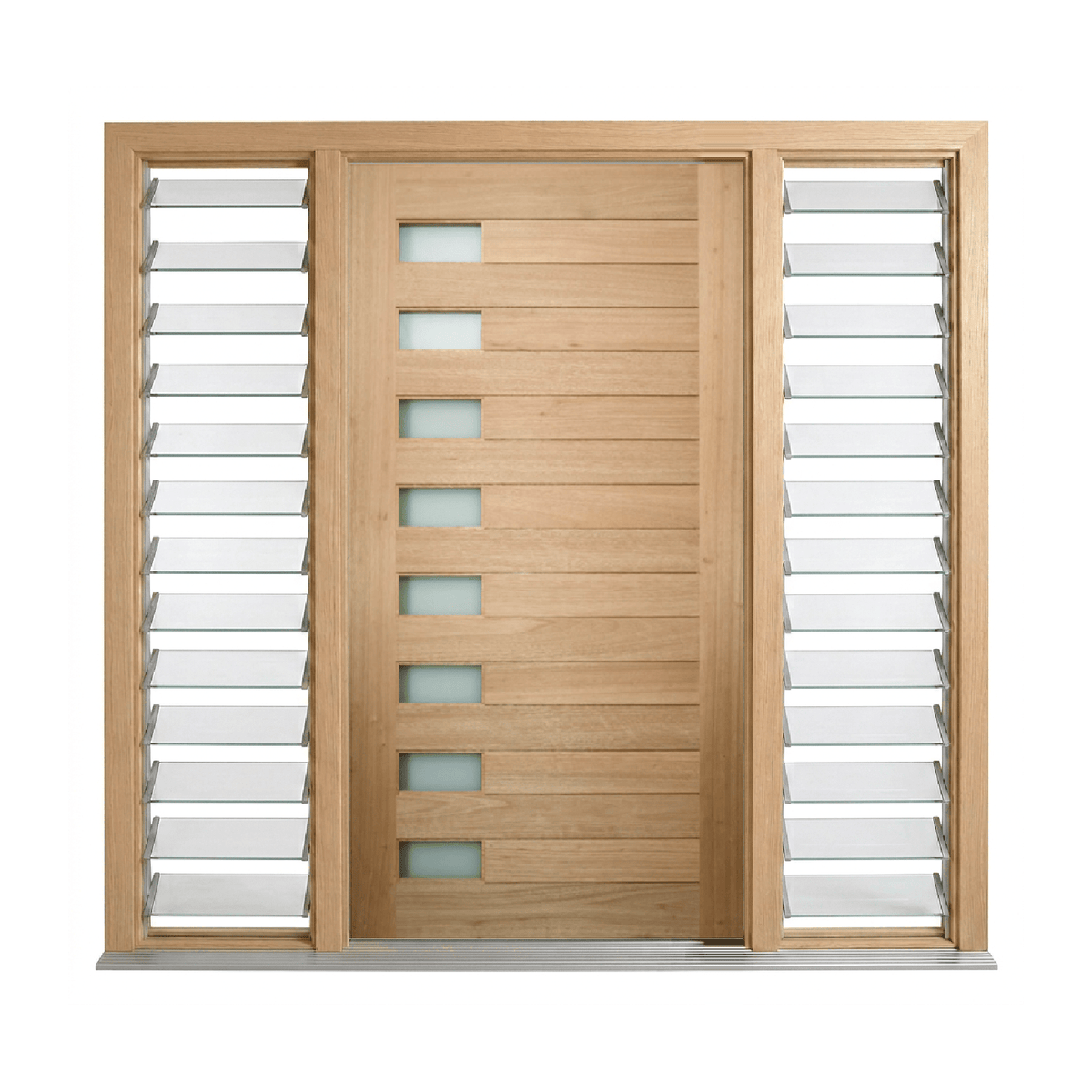 FS-H8G Glazed Timber Door WS Wide Style 2340mm – Pre-Hung