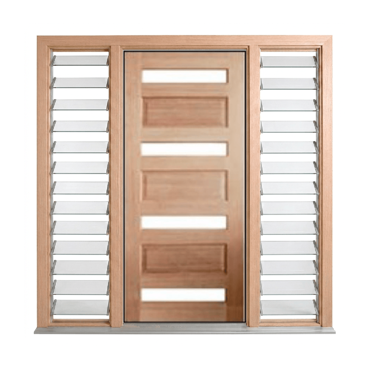 Glass Door – GD-4L3P 2040mm – Pre-Hung