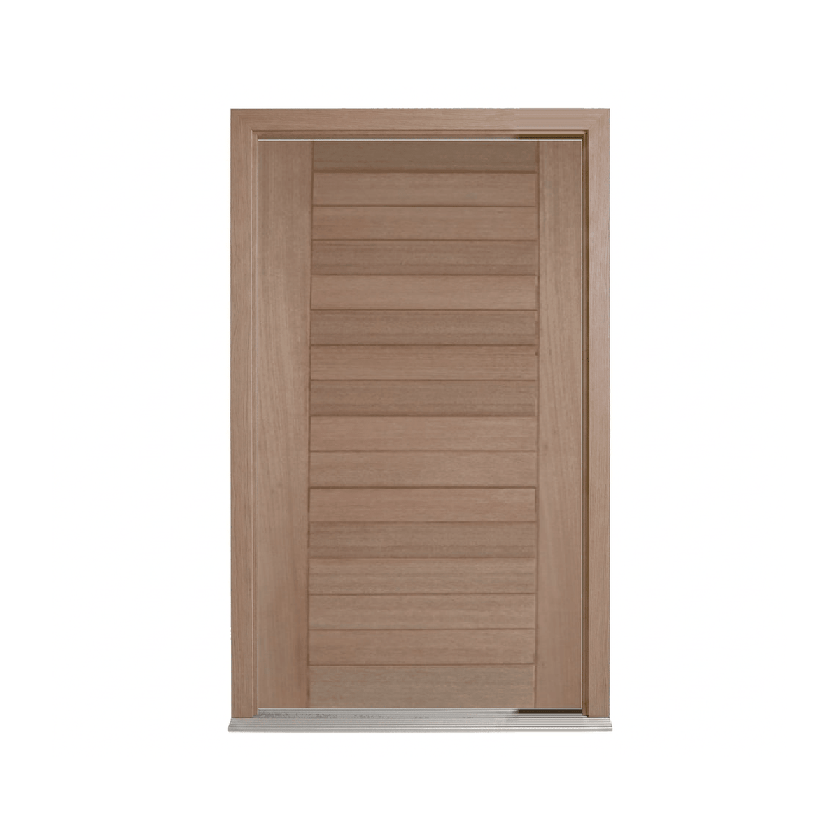 Horizontal Plank Timber Entrance Door – SP-15H 2040 & 2340mm – Pre-Hung