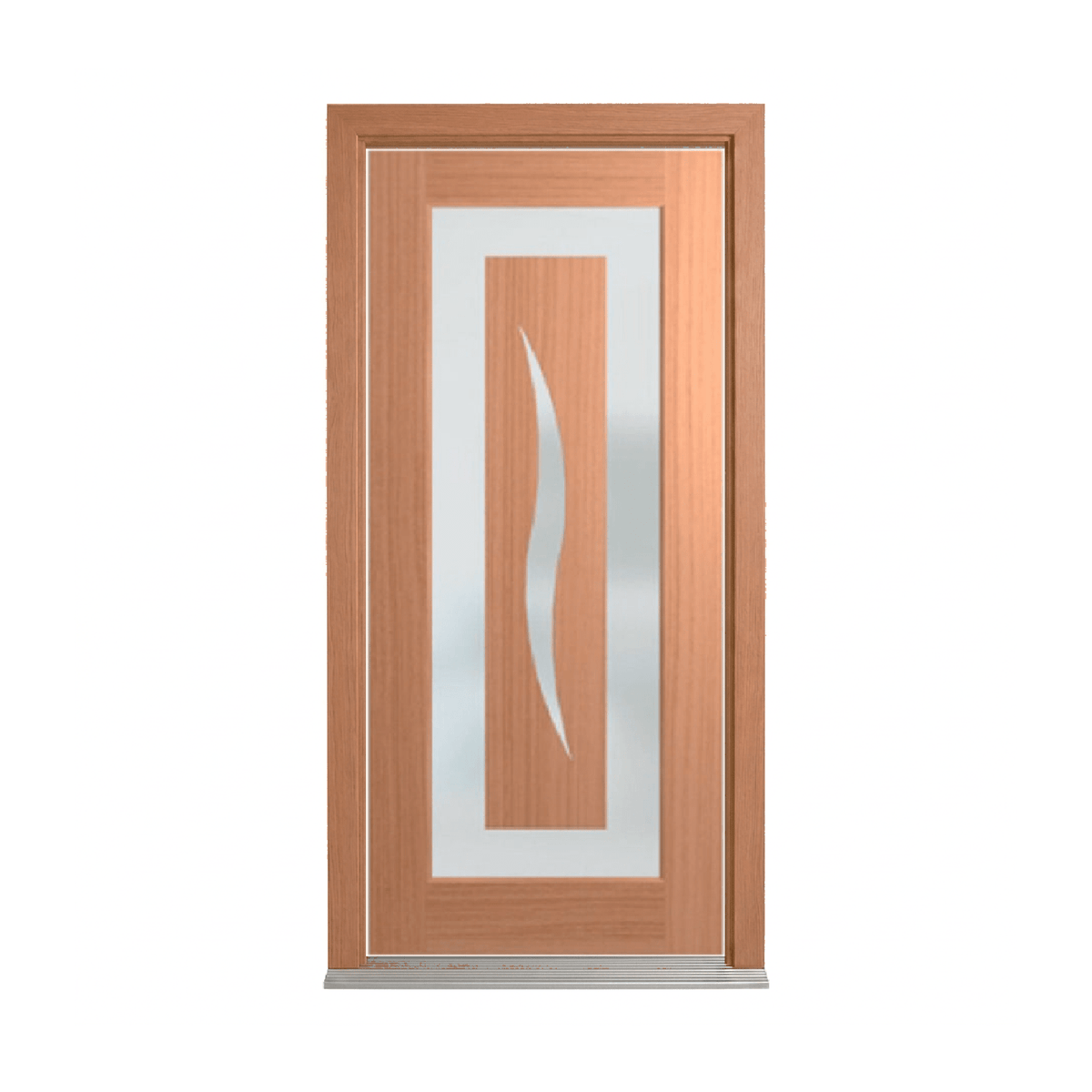 Illusion S Contemporary Glass Door – GD-S02 2040mm – Pre-Hung