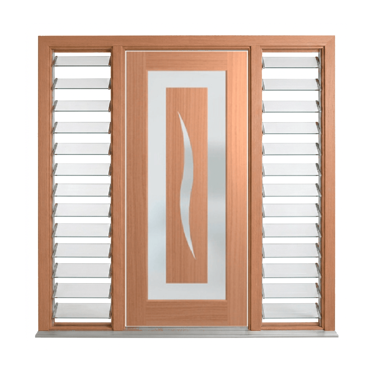 Illusion S Contemporary Glass Door – GD-S02 2040mm – Pre-Hung