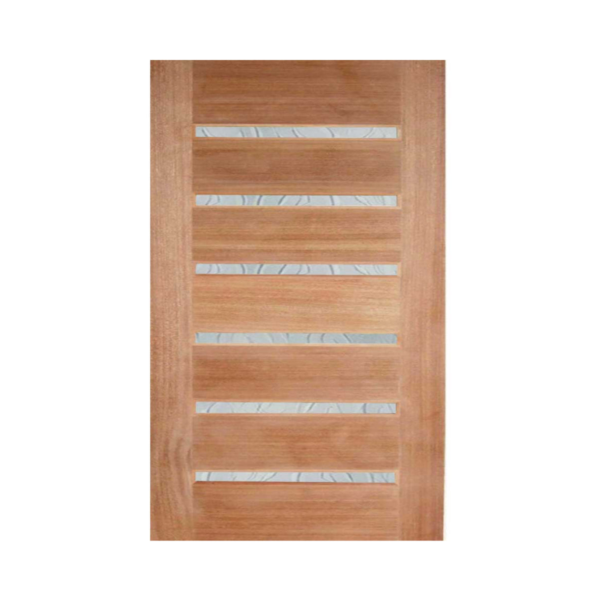 JDQ Horizontal 6 Lite Timber Door