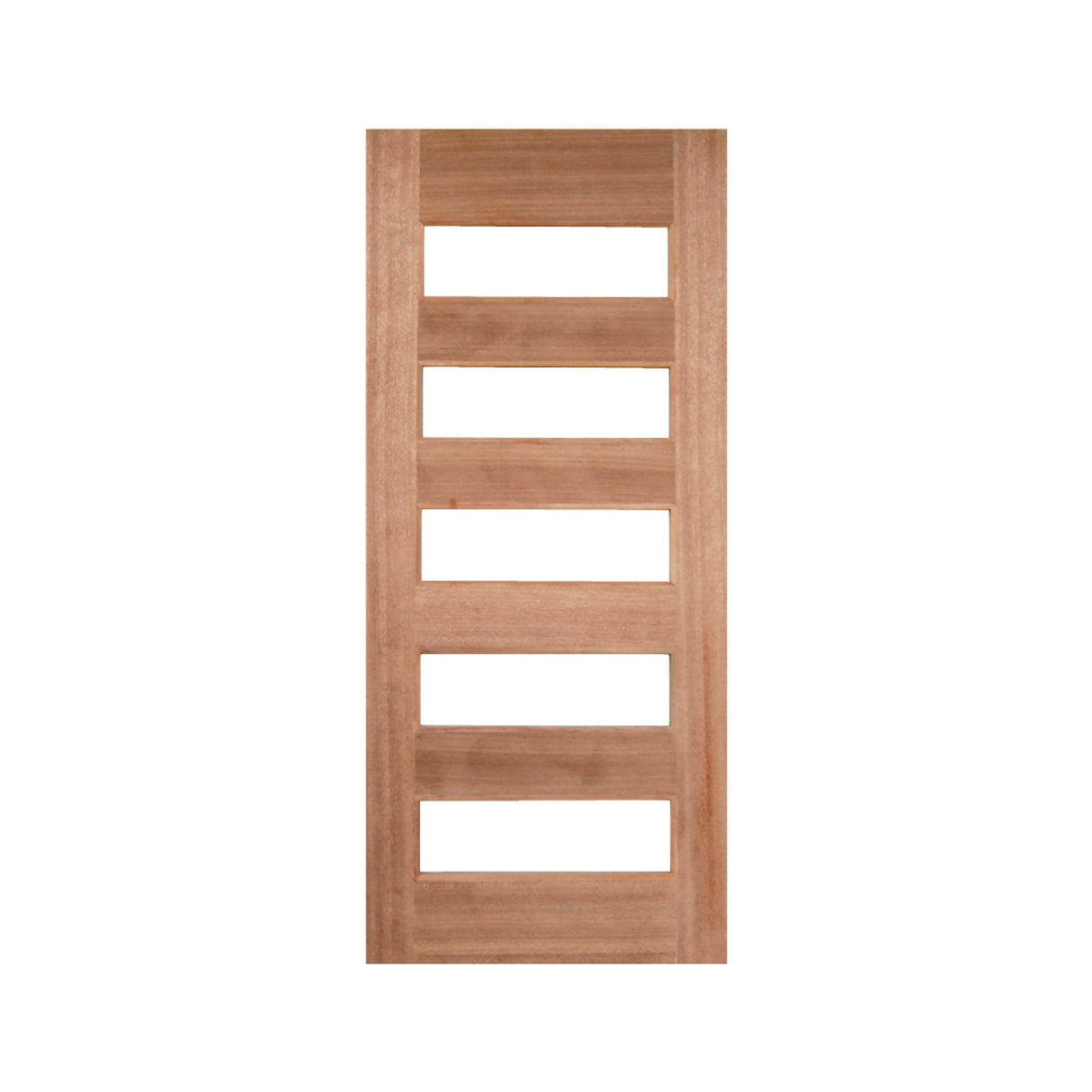 JDQ Horizontal 5 Lite Timber Door