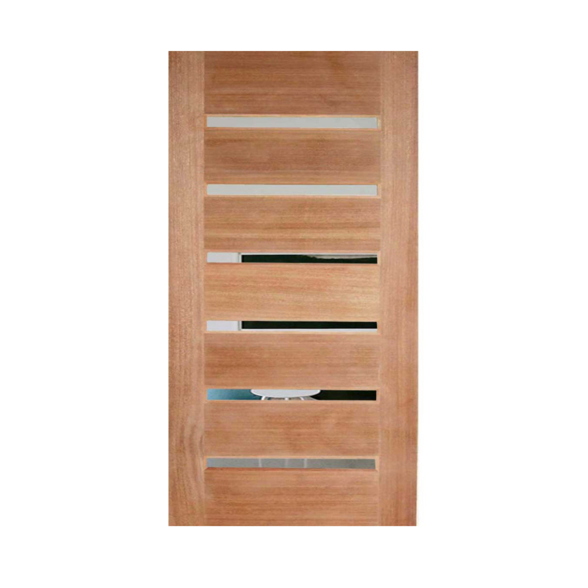 JDQ Horizontal 6 Lite Timber Door