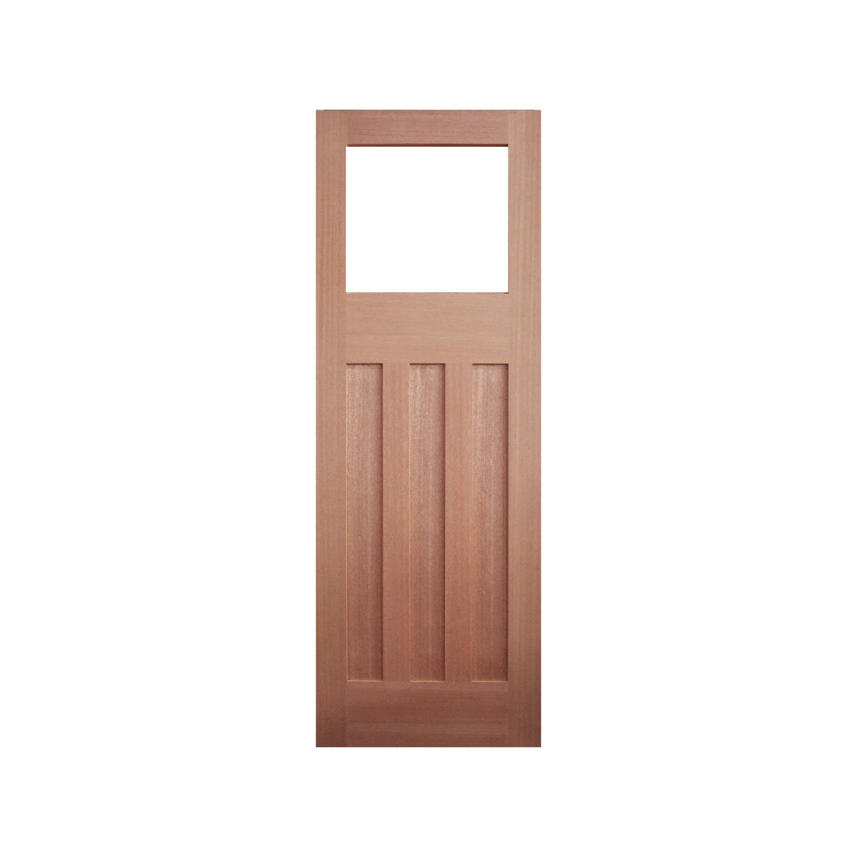 Queenslander 3 Panel 1 Glass Top Internal Door