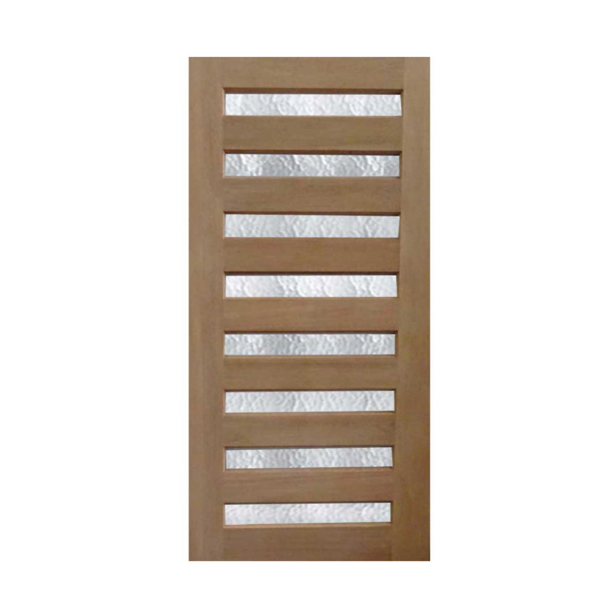 Horizontal 8 Panel Glass