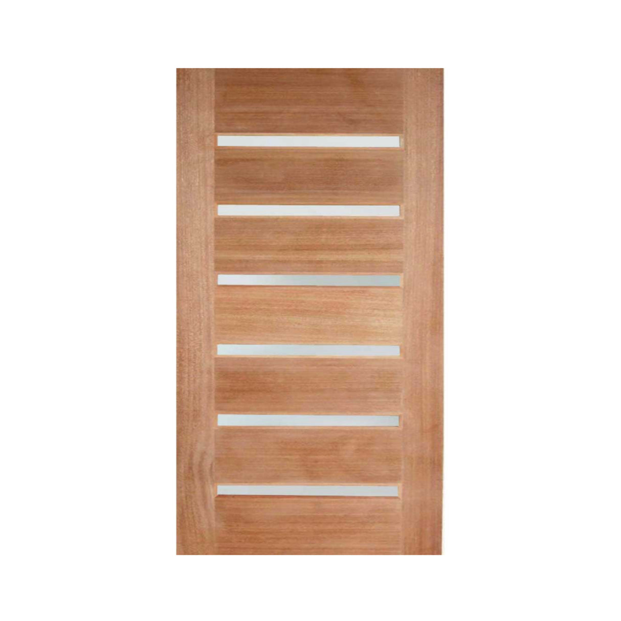 JDQ Horizontal 6 Lite Timber Door