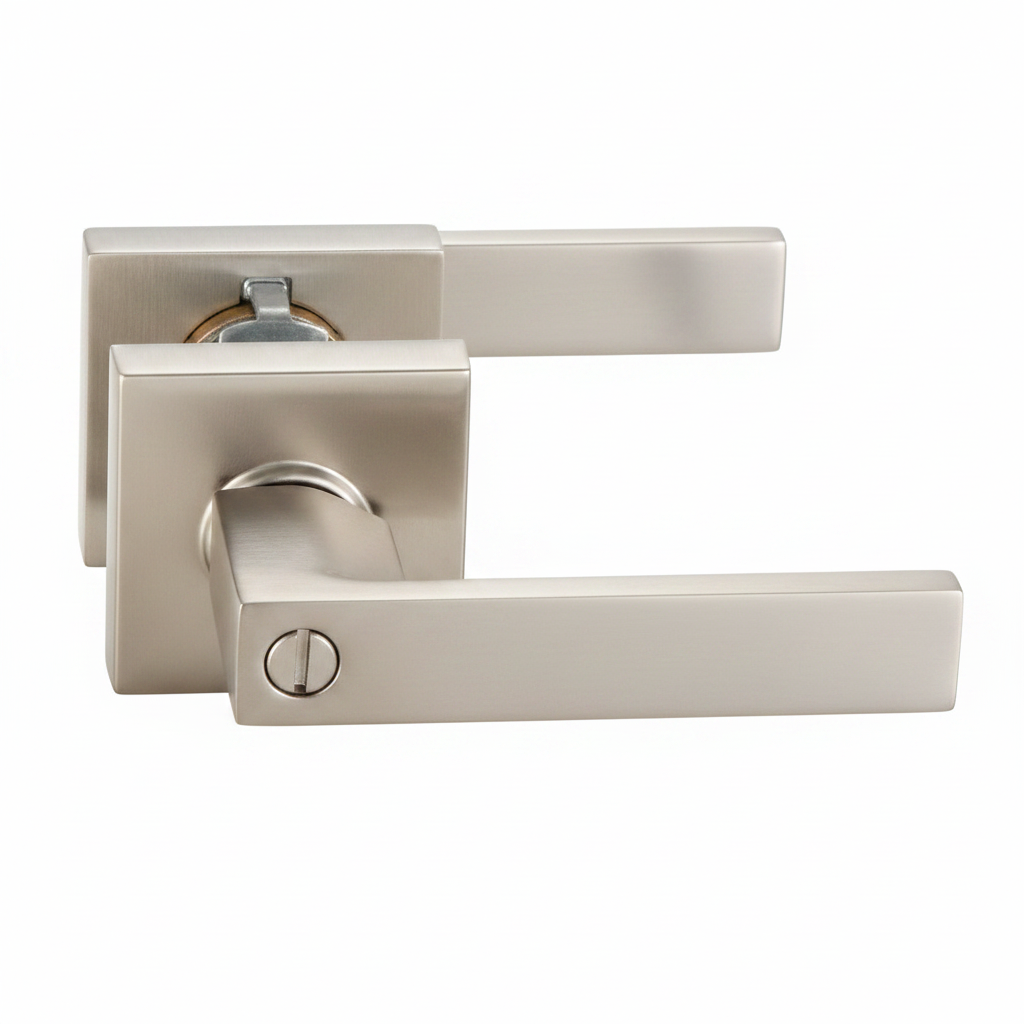 L2 Brooklyn Satin Nickel Passage Handle