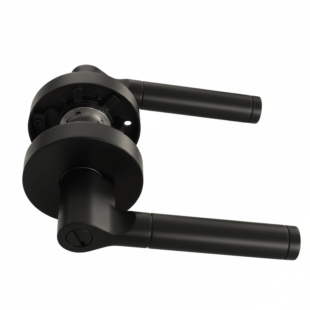 L3 - Montana Matte Black Internal handle - Just Doors QLD
