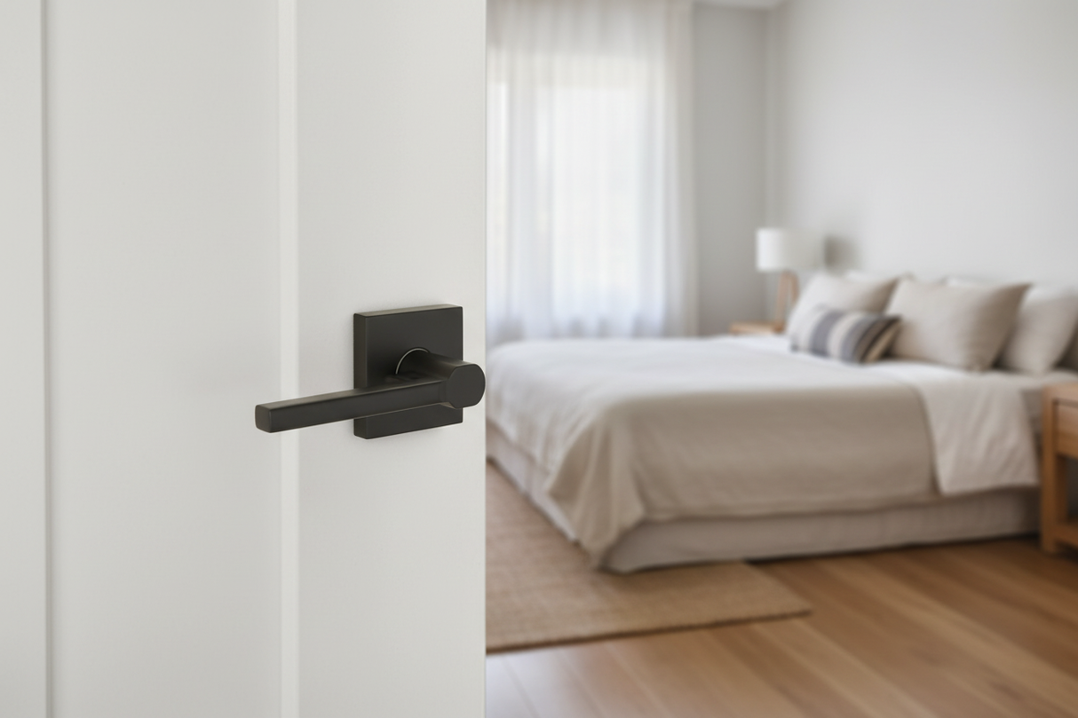 L4 Vienna Matte Black Bedroom Lifestyle