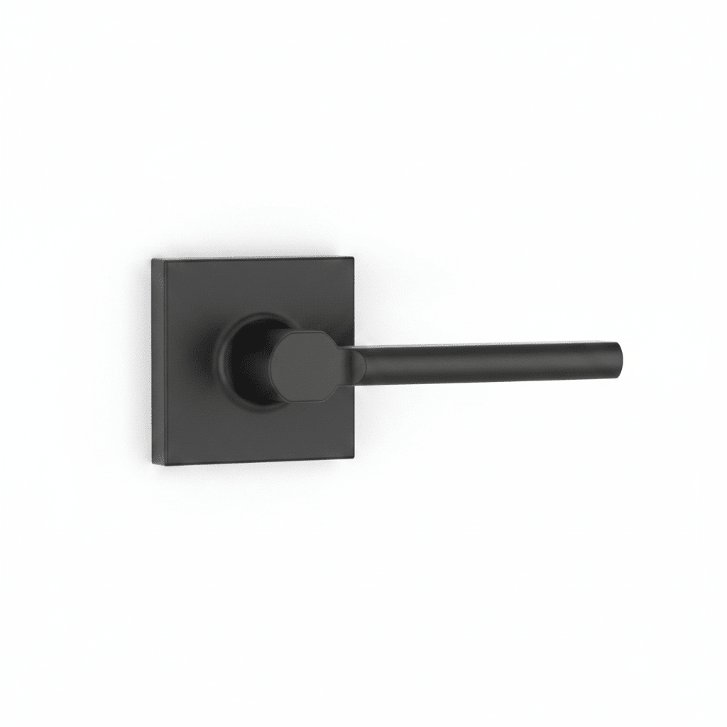 L4 - Vienna Matte Black Internal Handle - Just Doors QLD