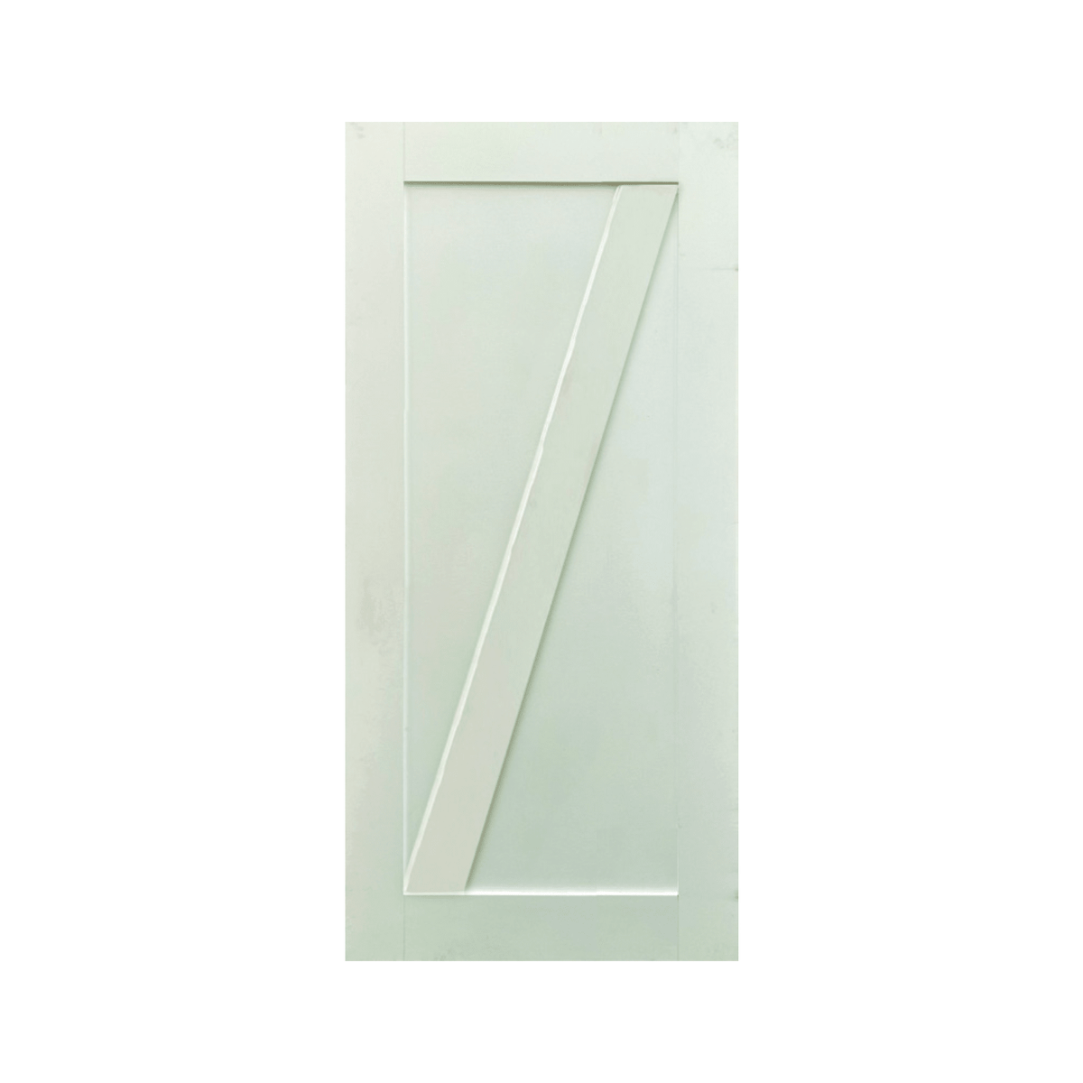 Shaker Diagonal-Brace Timber Barn Door – Supply Only - Just Doors QLD
