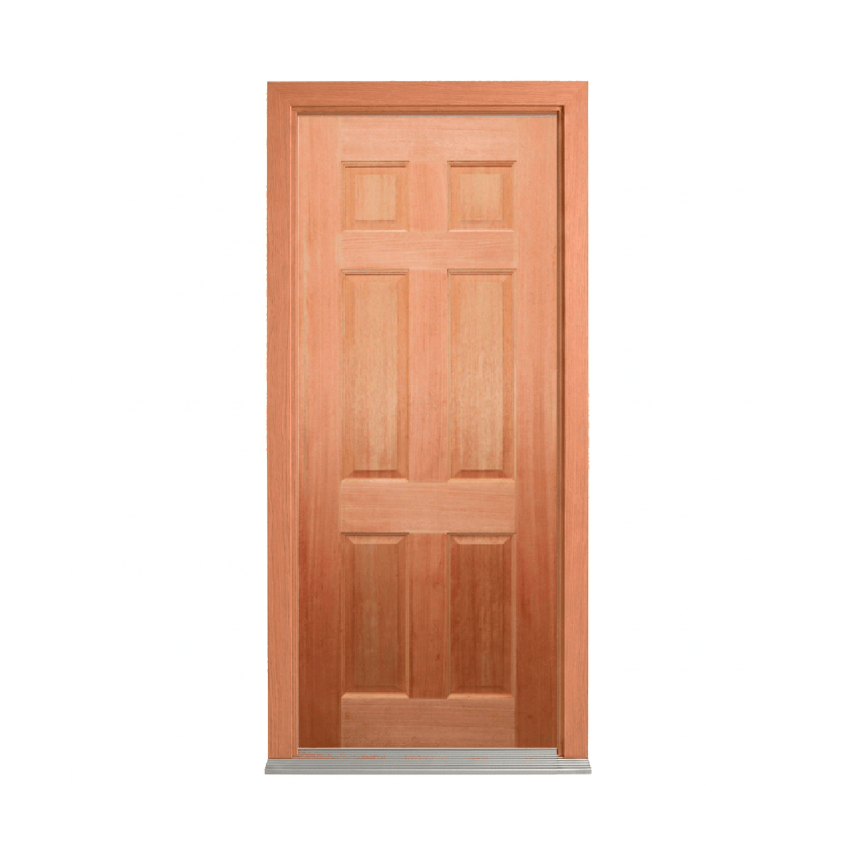 Six-Panel Timber Door 2040mm – Supplied & Installed